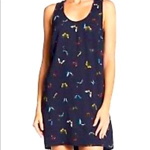 Joie Navy Butterfly Print Peri Dress Size Small
